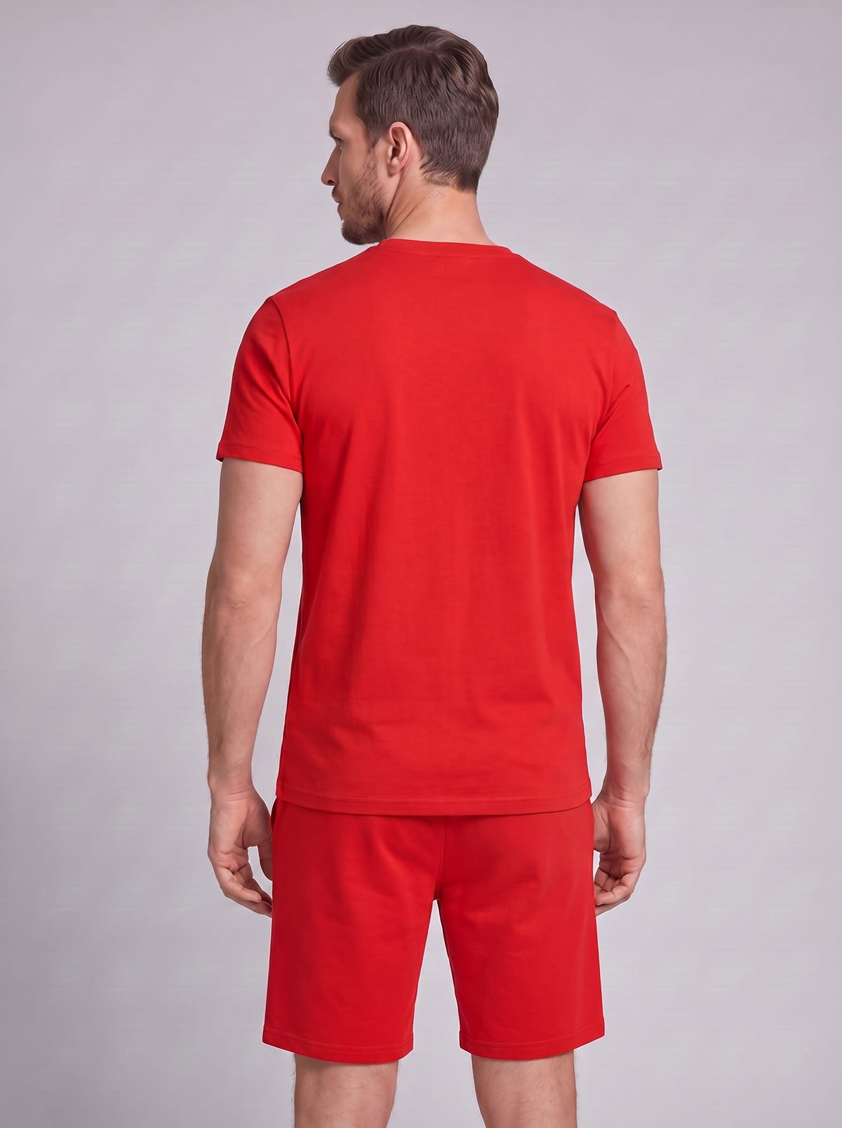 Herren Baumwollset mit Rundhalsshirt | Alois