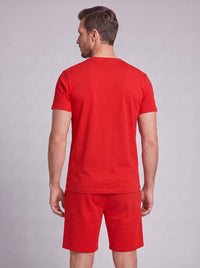 Herren Baumwollset mit Rundhalsshirt | Alois