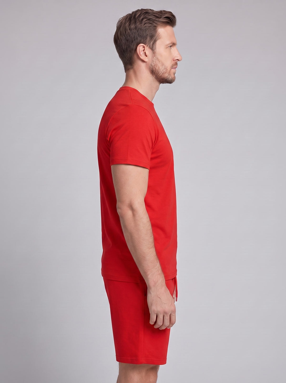 Herren Baumwollset mit Rundhalsshirt | Alois