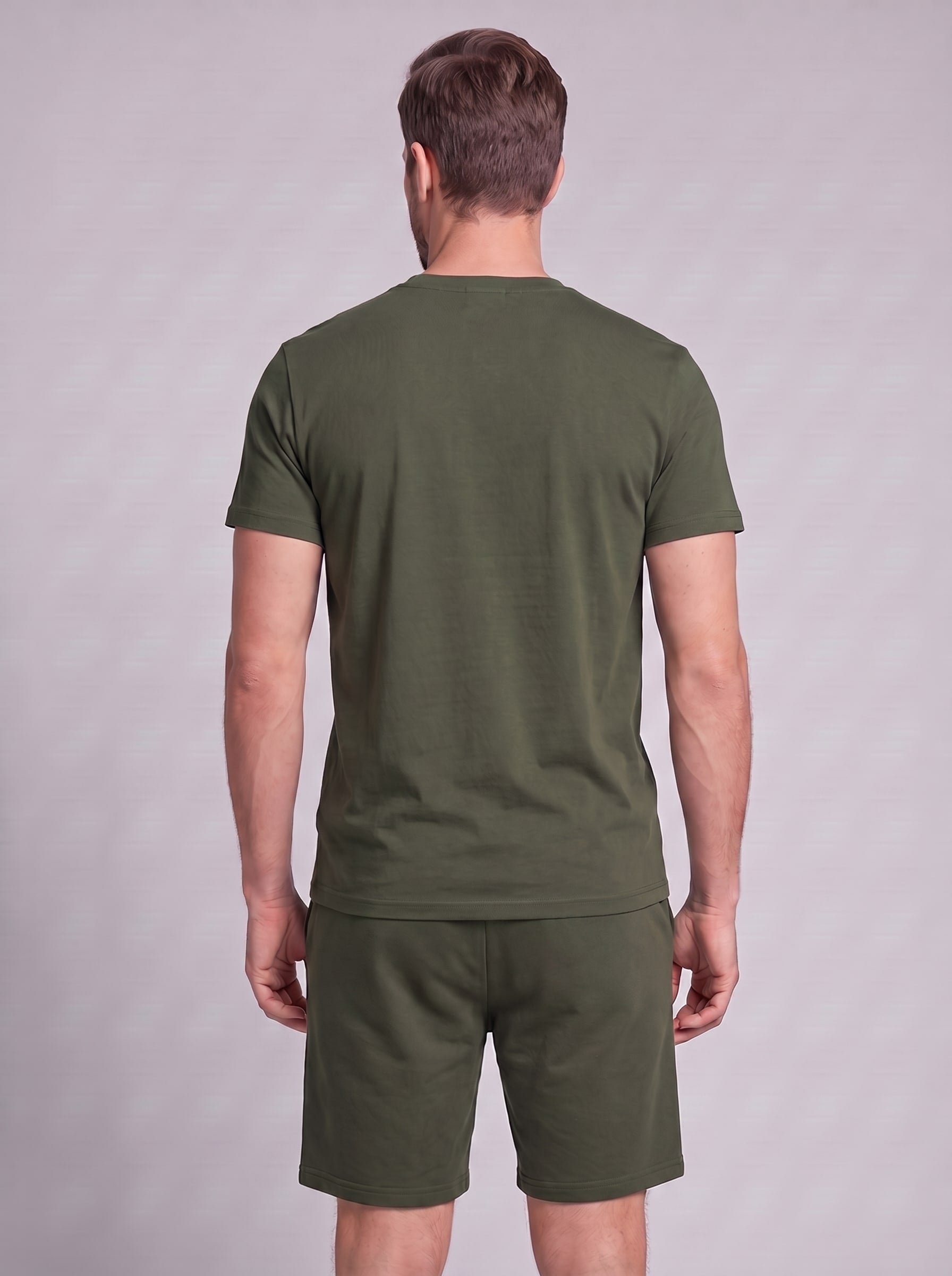 Herren Baumwollset mit Rundhalsshirt | Alois