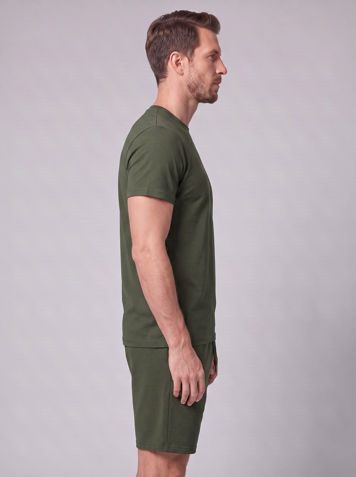 Herren Baumwollset mit Rundhalsshirt | Alois_28