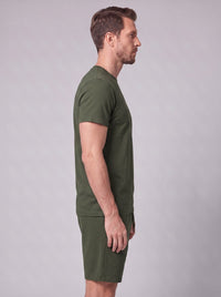 Herren Baumwollset mit Rundhalsshirt | Alois