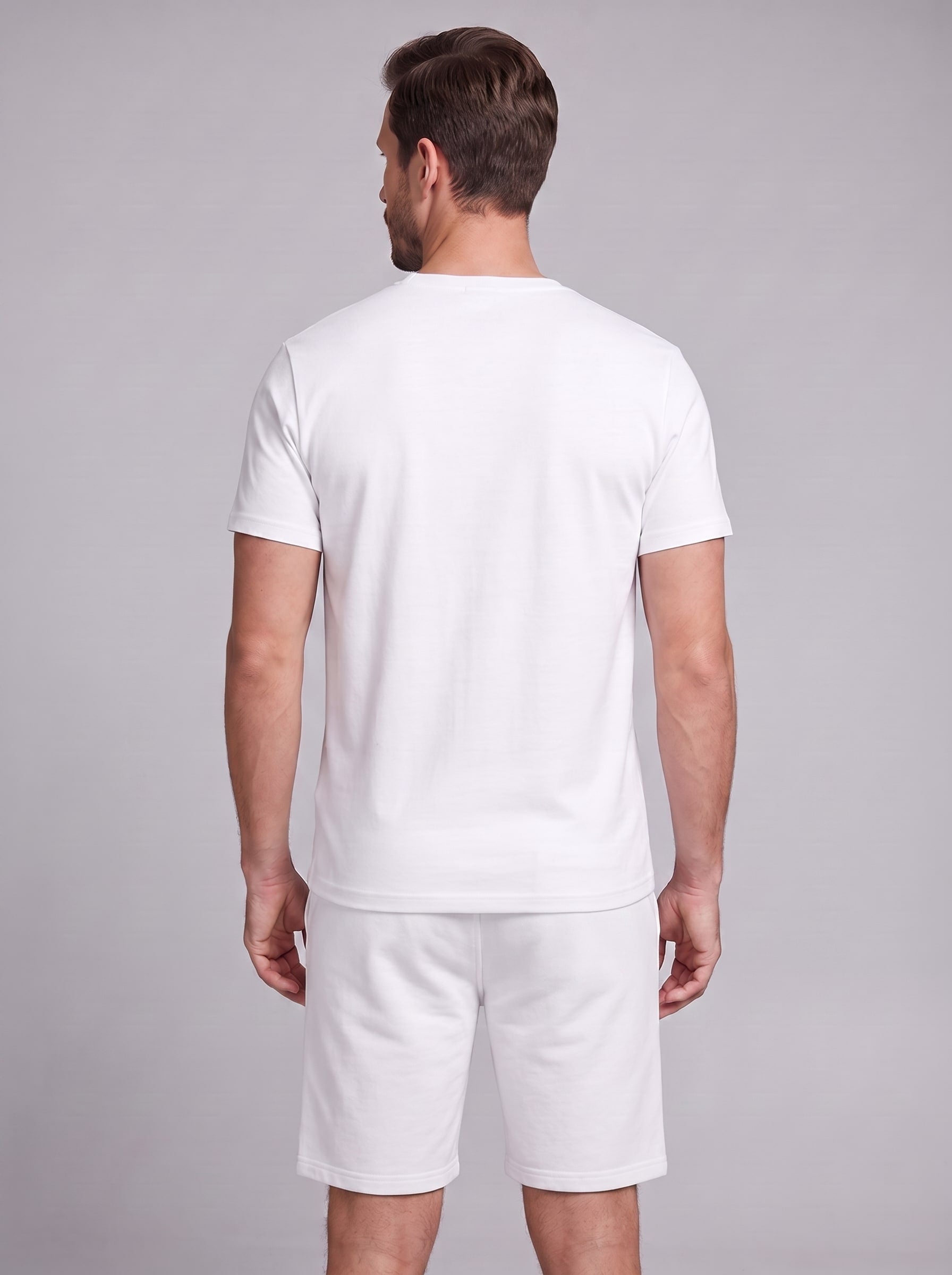 Herren Baumwollset mit Rundhalsshirt | Alois