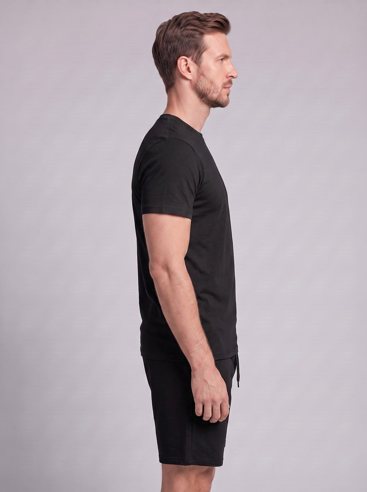 Herren Baumwollset mit Rundhalsshirt | Alois_34