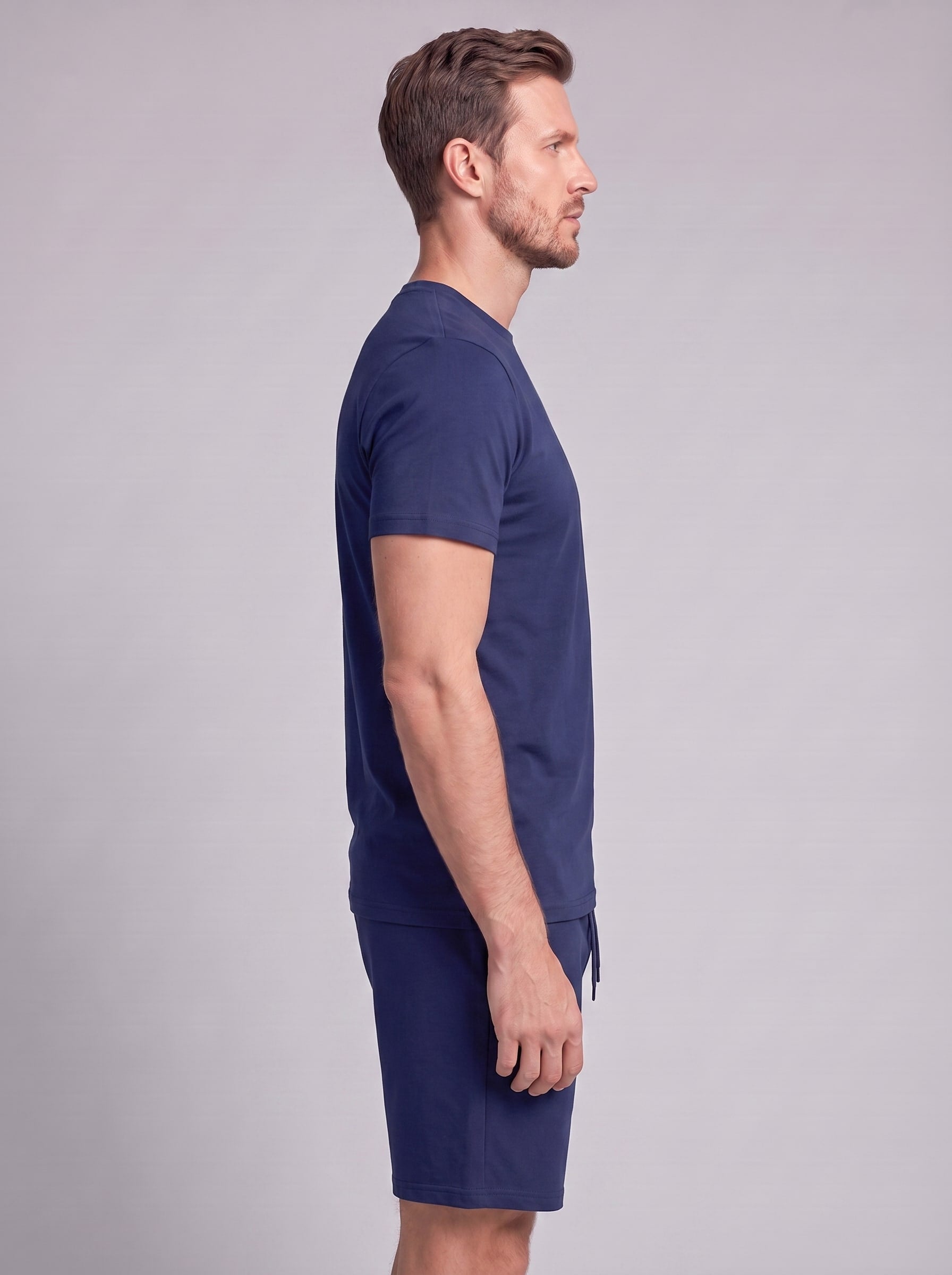 Herren Baumwollset mit Rundhalsshirt | Alois