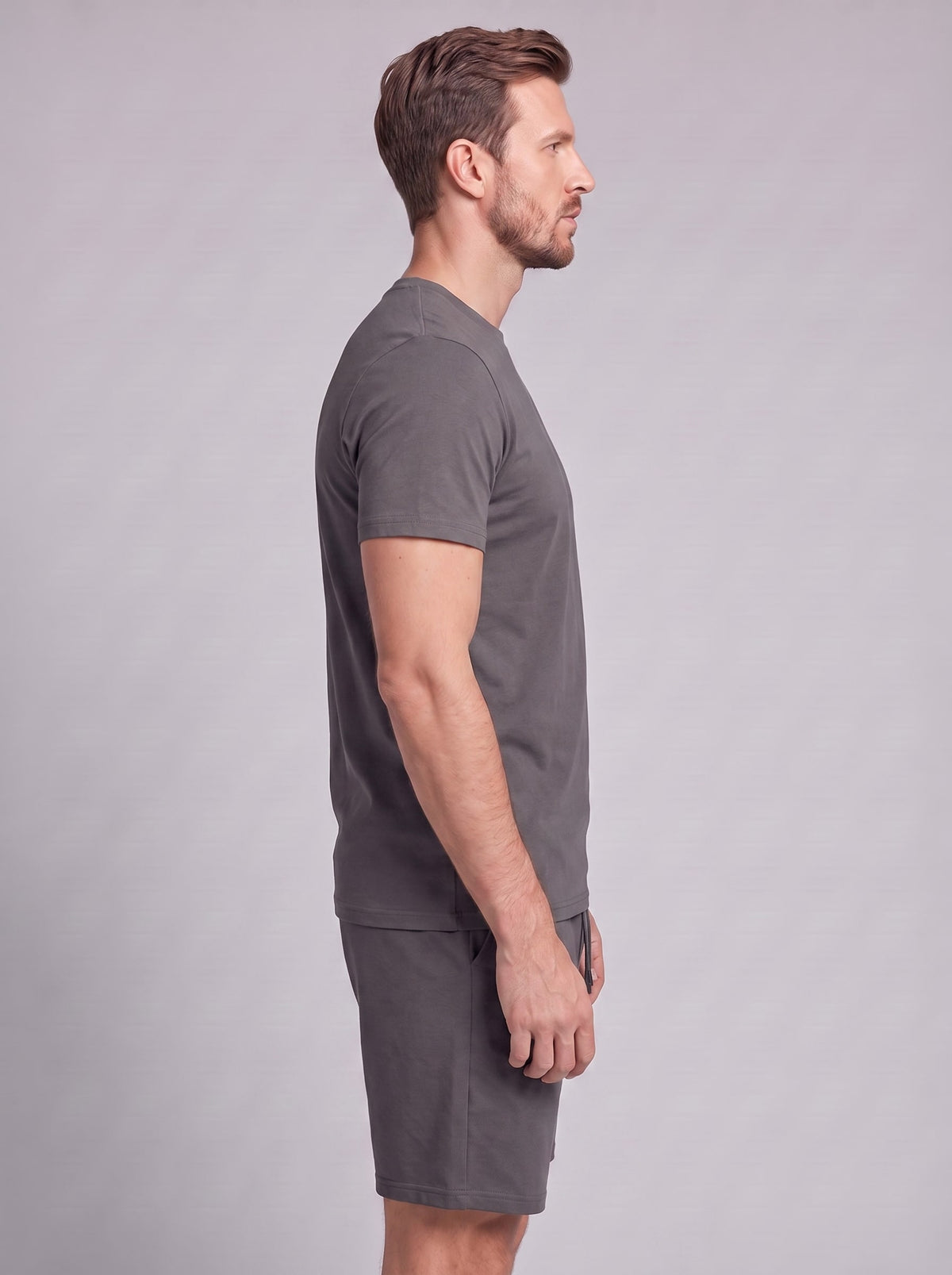 Herren Baumwollset mit Rundhalsshirt | Alois