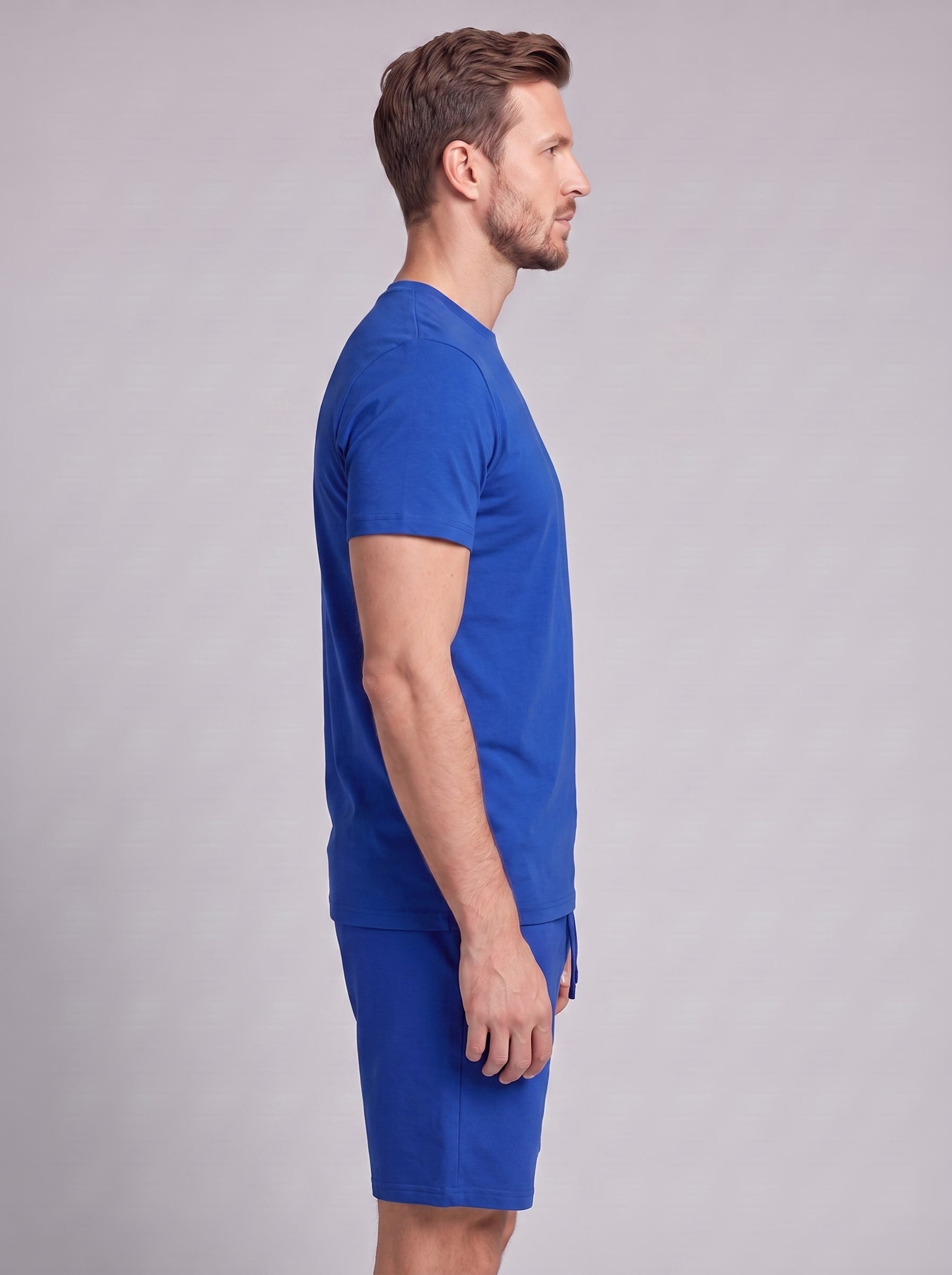 Herren Baumwollset mit Rundhalsshirt | Alois