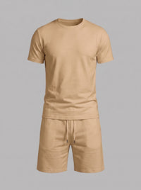 Herren Baumwollset mit Rundhalsshirt | Alois
