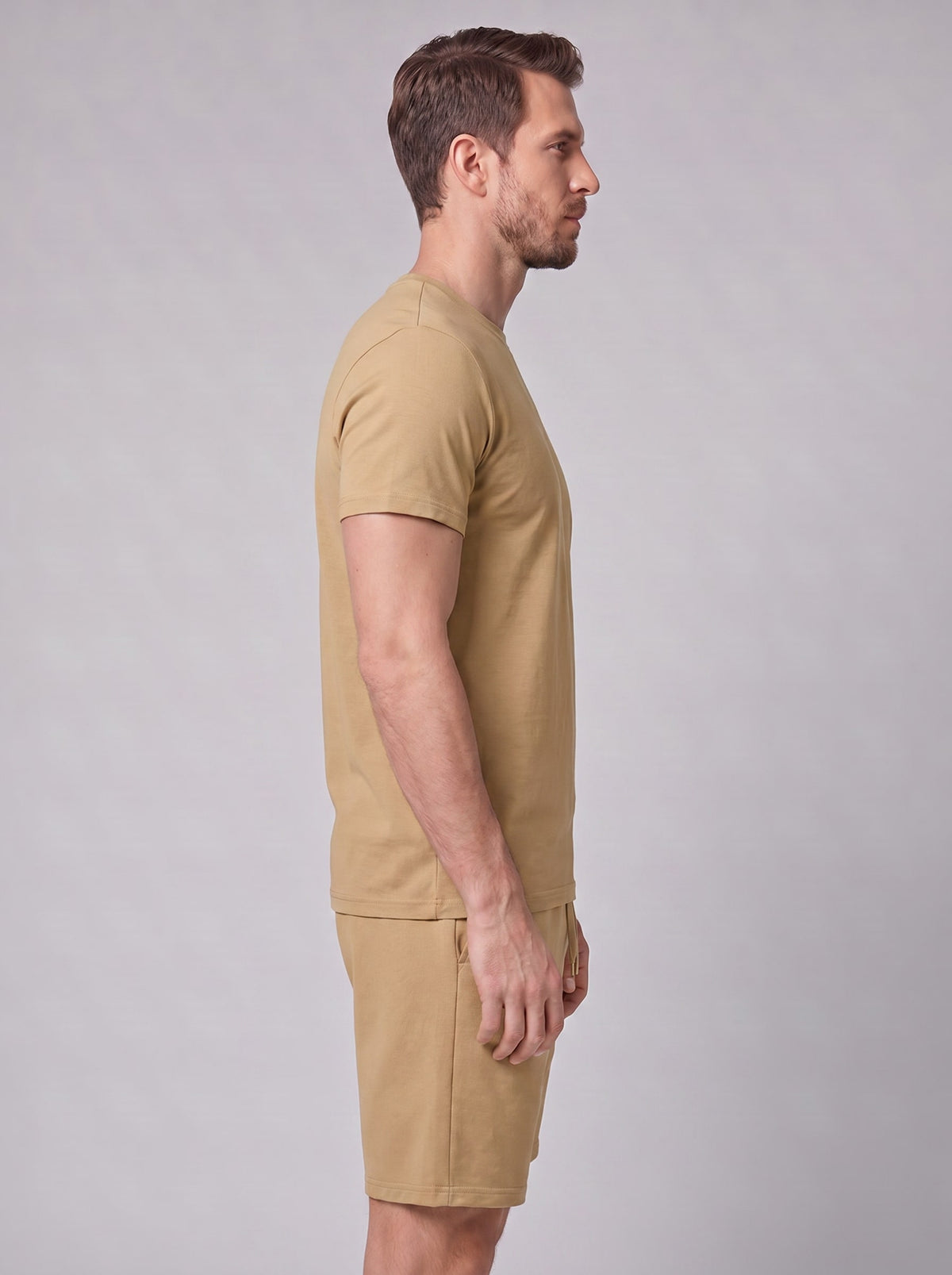 Herren Baumwollset mit Rundhalsshirt | Alois
