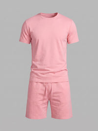 Herren Baumwollset mit Rundhalsshirt | Alois