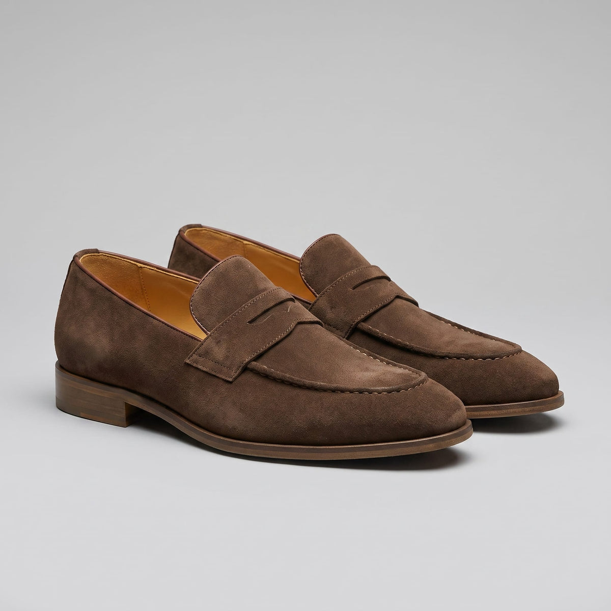 Herren Wildlederloafer mit Pennyriemen und Lederfutter | Hein_13