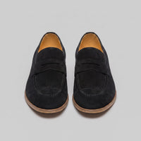 Herren Wildlederloafer mit Pennyriemen und Lederfutter | Hein