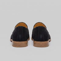 Herren Wildlederloafer mit Pennyriemen und Lederfutter | Hein
