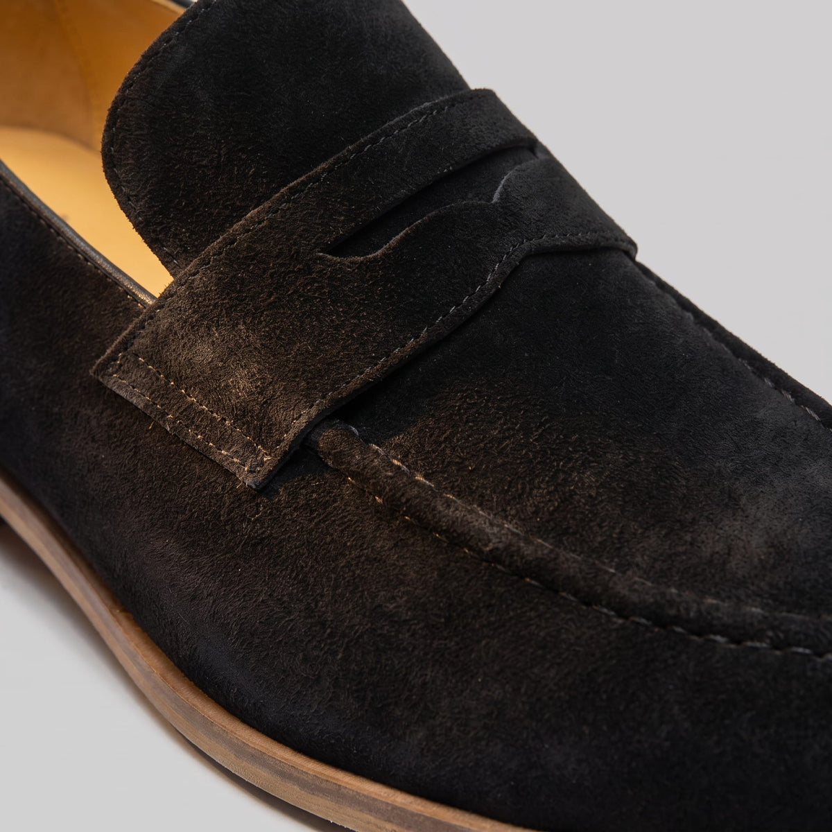 Herren Wildlederloafer mit Pennyriemen und Lederfutter | Hein_5