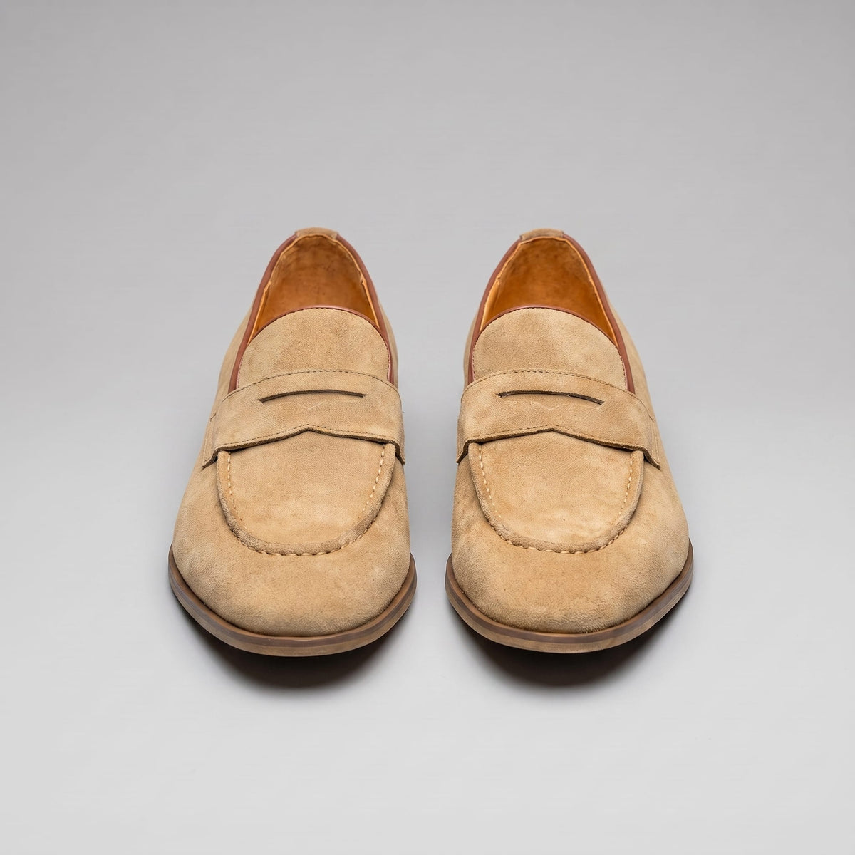 Herren Wildlederloafer mit Pennyriemen und Lederfutter | Hein_8