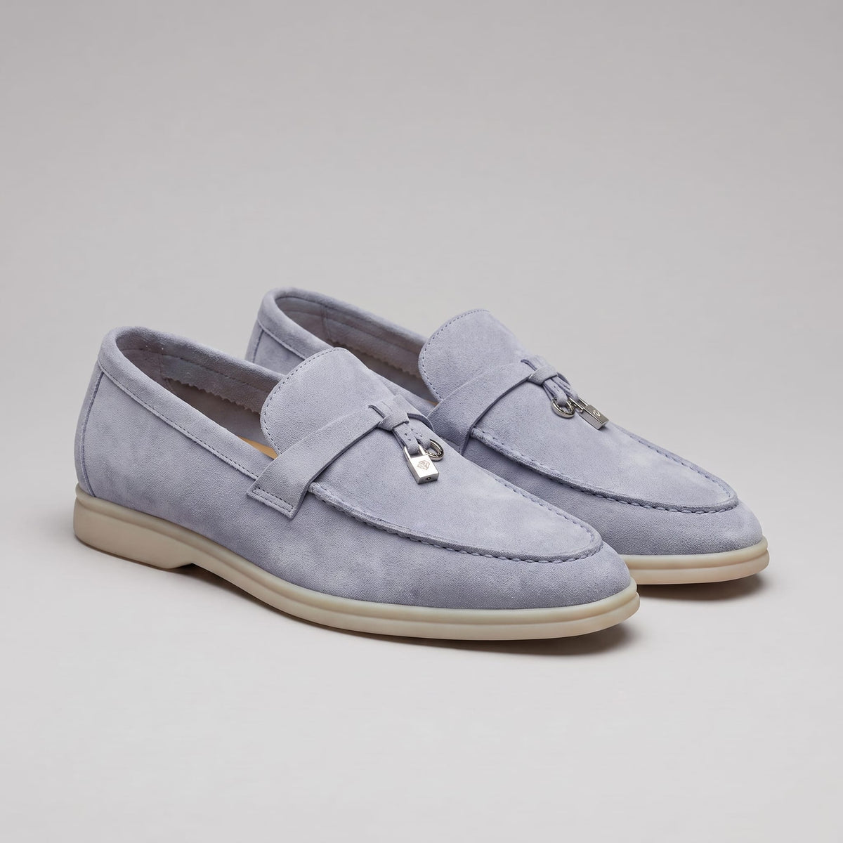 Herren Wildlederloafer mit Zieranhänger | Heiner