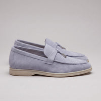 Herren Wildlederloafer mit Zieranhänger | Heiner