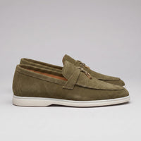 Herren Wildlederloafer mit Zieranhänger | Heiner