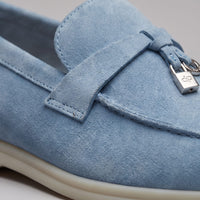 Herren Wildlederloafer mit Zieranhänger | Heiner