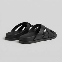 Herren Kunstledersandalen mit Kreuzriemen | Günther
