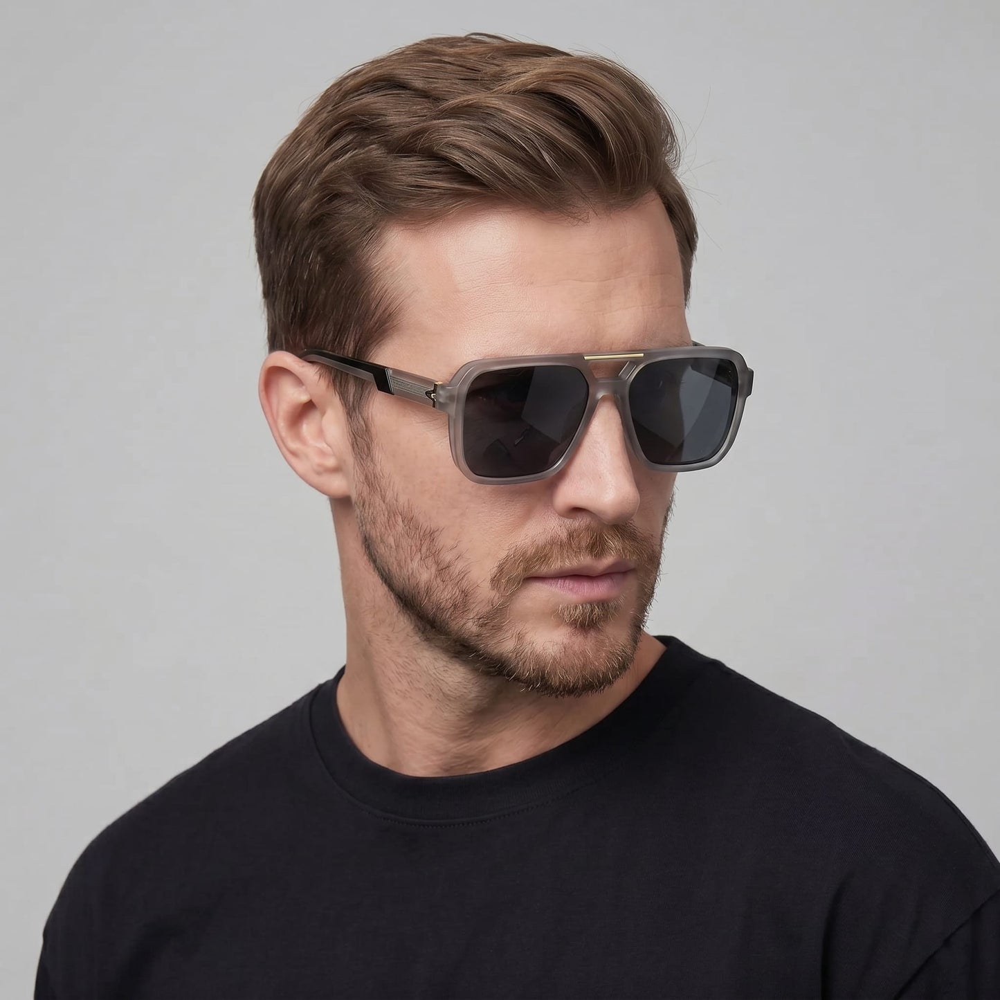 Herren Sonnenbrille Pilotenform mit Doppelsteg | Hanno_6