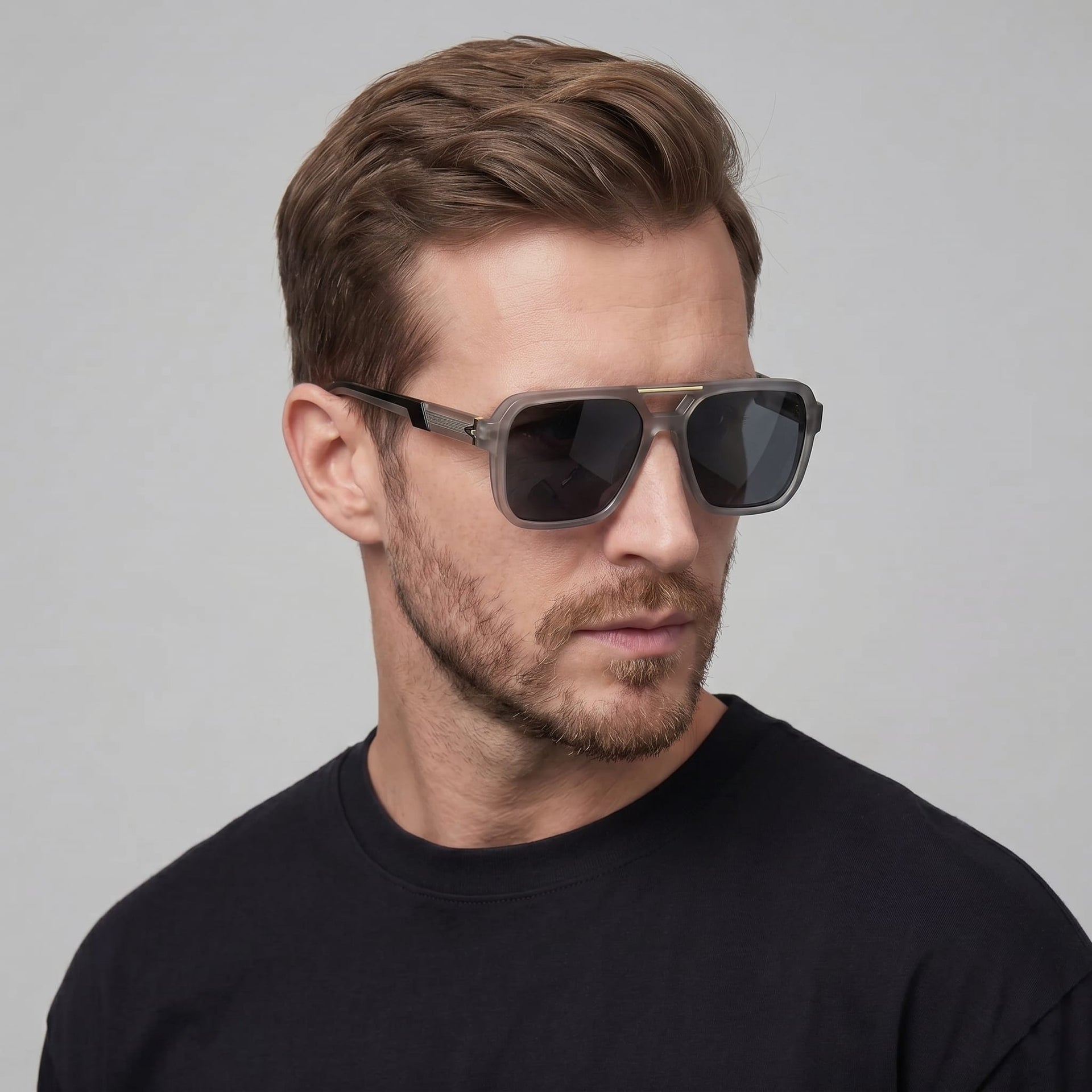 Herren Sonnenbrille Pilotenform mit Doppelsteg | Hanno