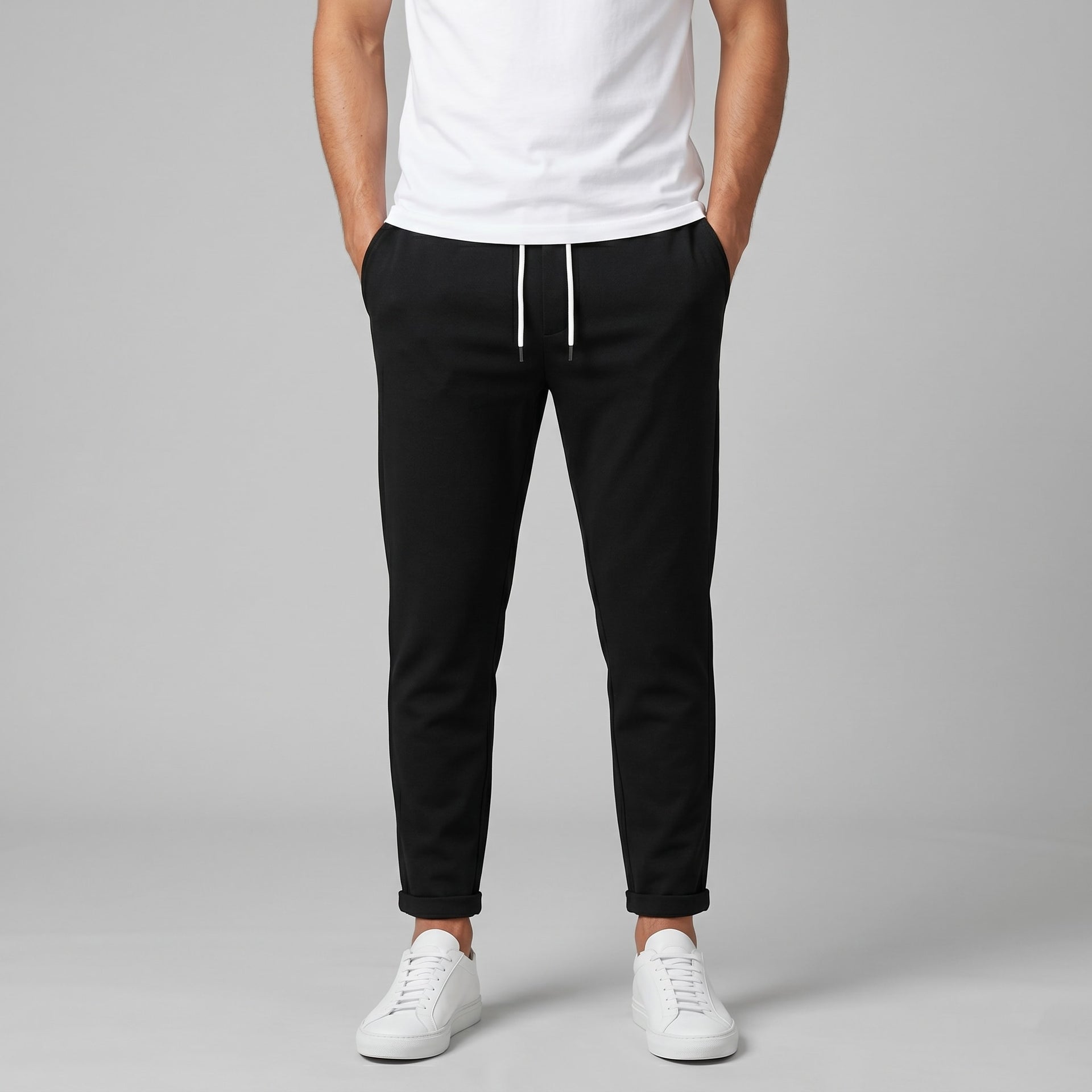 Herren Hose mit Kordelzug und elastischem Bund | Volker