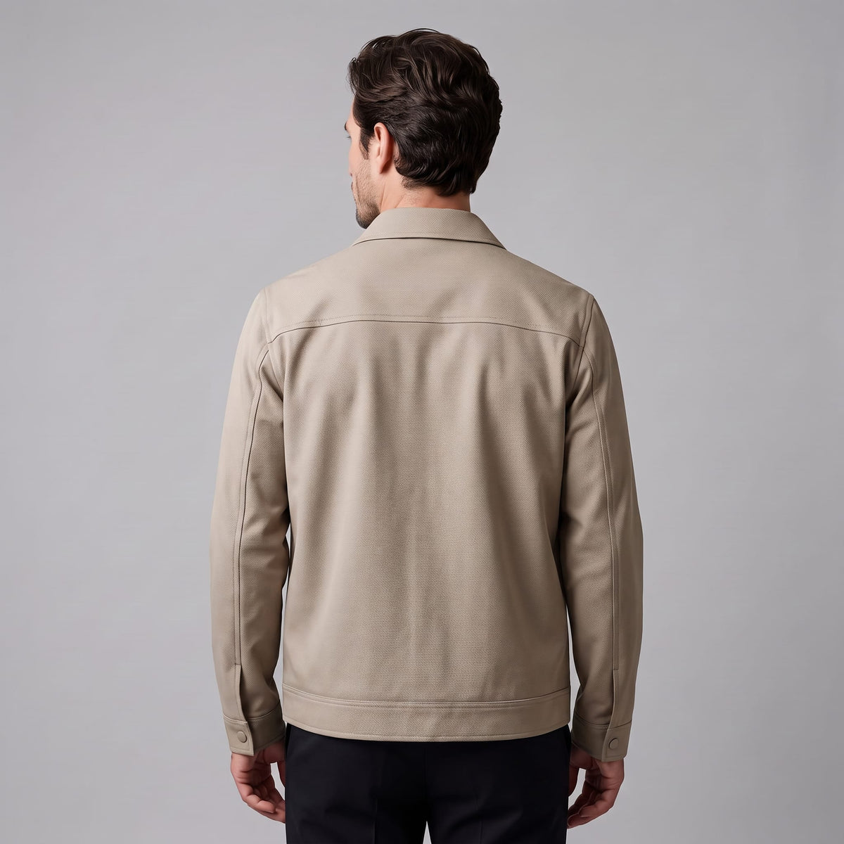 Herren Übergangsjacke mit Druckknöpfen | Till