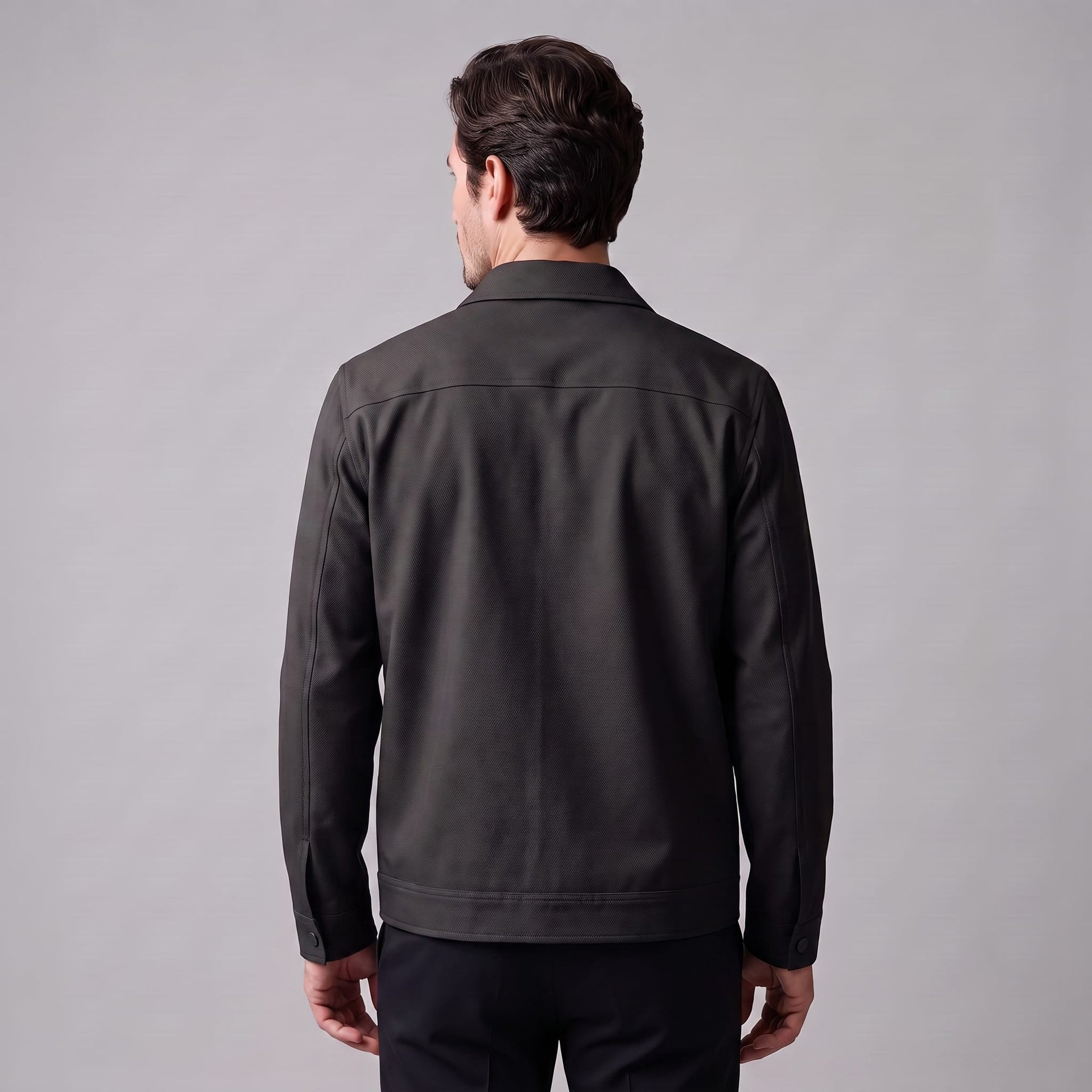 Herren Übergangsjacke mit Druckknöpfen | Till