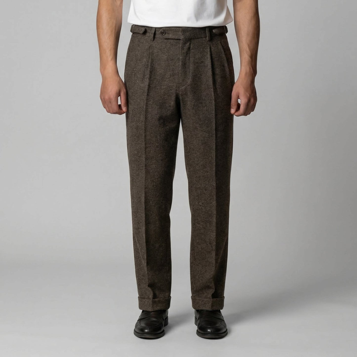 Herren Bundfaltenhose mit Seitenverstellern | Volkmar_1