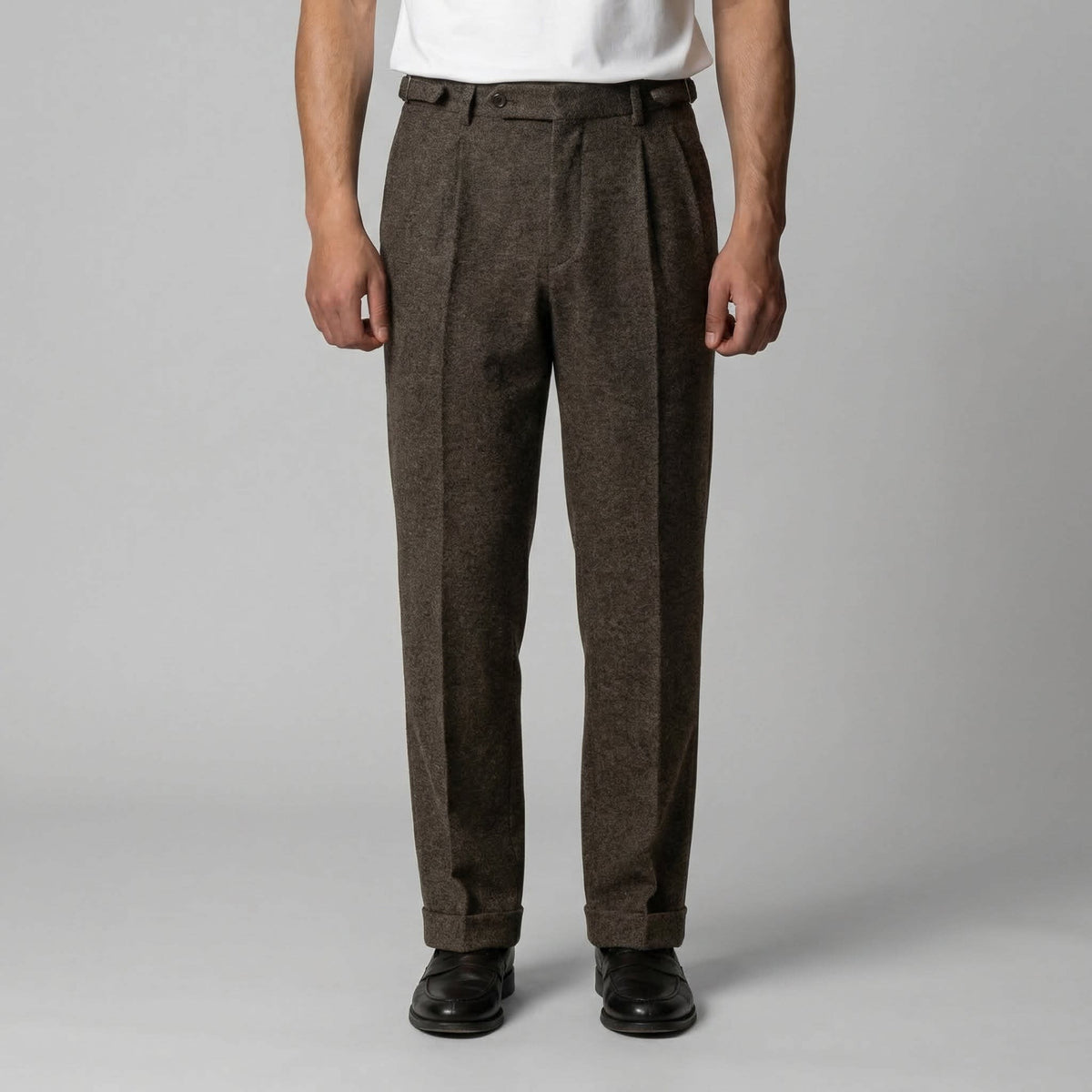 Herren Bundfaltenhose mit Seitenverstellern | Volkmar