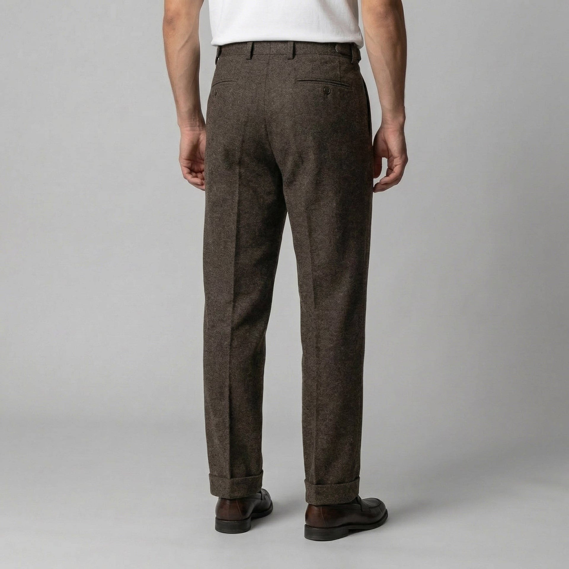 Herren Bundfaltenhose mit Seitenverstellern | Volkmar