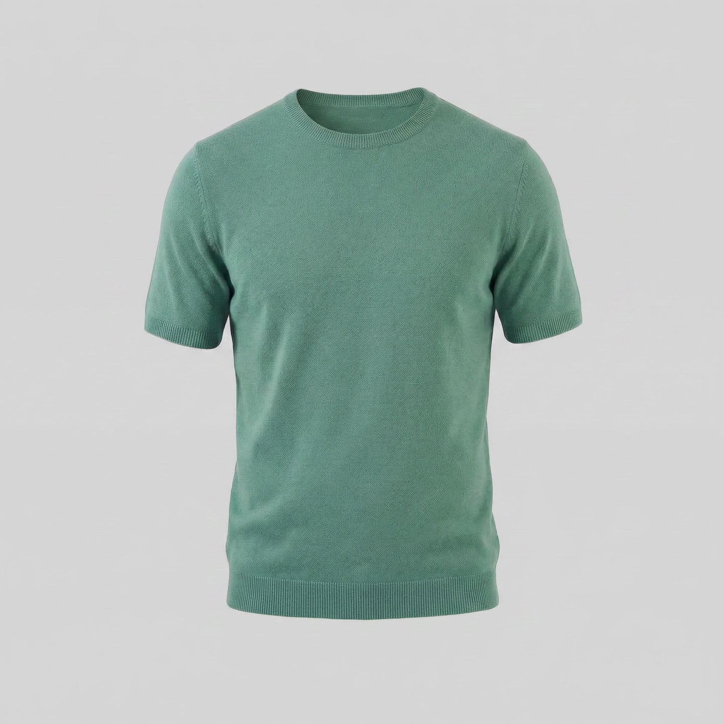 Herren Strickshirt Kurzarm mit Rundhalsausschnitt | Gregor_10