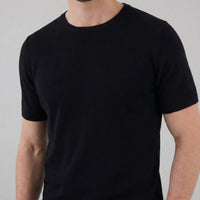 Herren Strickshirt Kurzarm mit Rundhalsausschnitt | Gregor