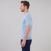 Herren Strickshirt Kurzarm mit Rundhalsausschnitt | Gregor