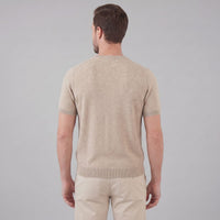Herren Strickshirt Kurzarm mit Rundhalsausschnitt | Gregor