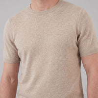 Herren Strickshirt Kurzarm mit Rundhalsausschnitt | Gregor