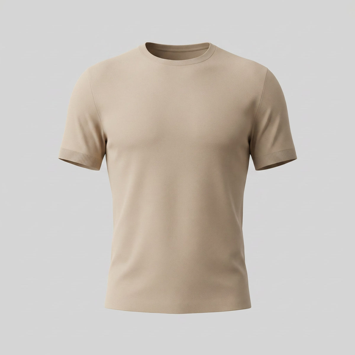 Herren Strickshirt Kurzarm mit Rundhalsausschnitt | Gregor
