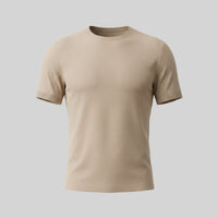 Herren Strickshirt Kurzarm mit Rundhalsausschnitt | Gregor