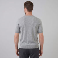Herren Strickshirt Kurzarm mit Rundhalsausschnitt | Gregor