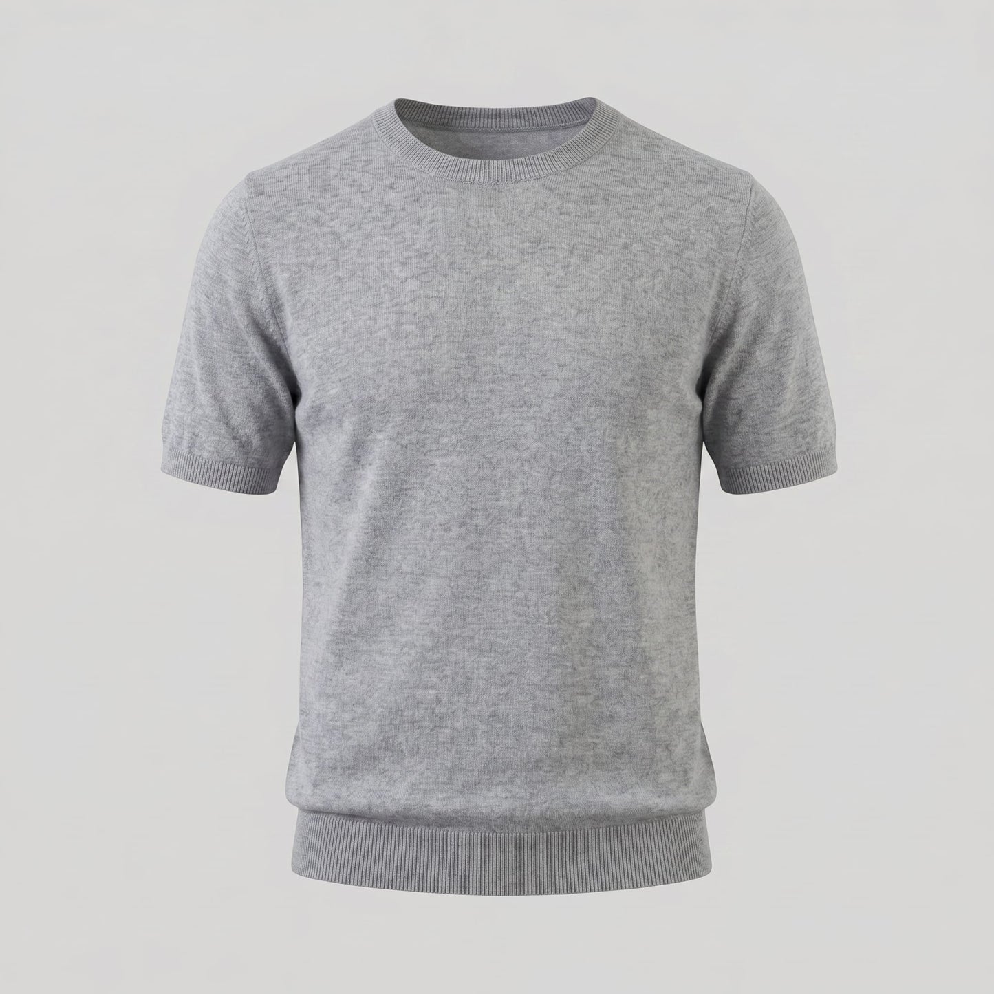 Herren Strickshirt Kurzarm mit Rundhalsausschnitt | Gregor_5