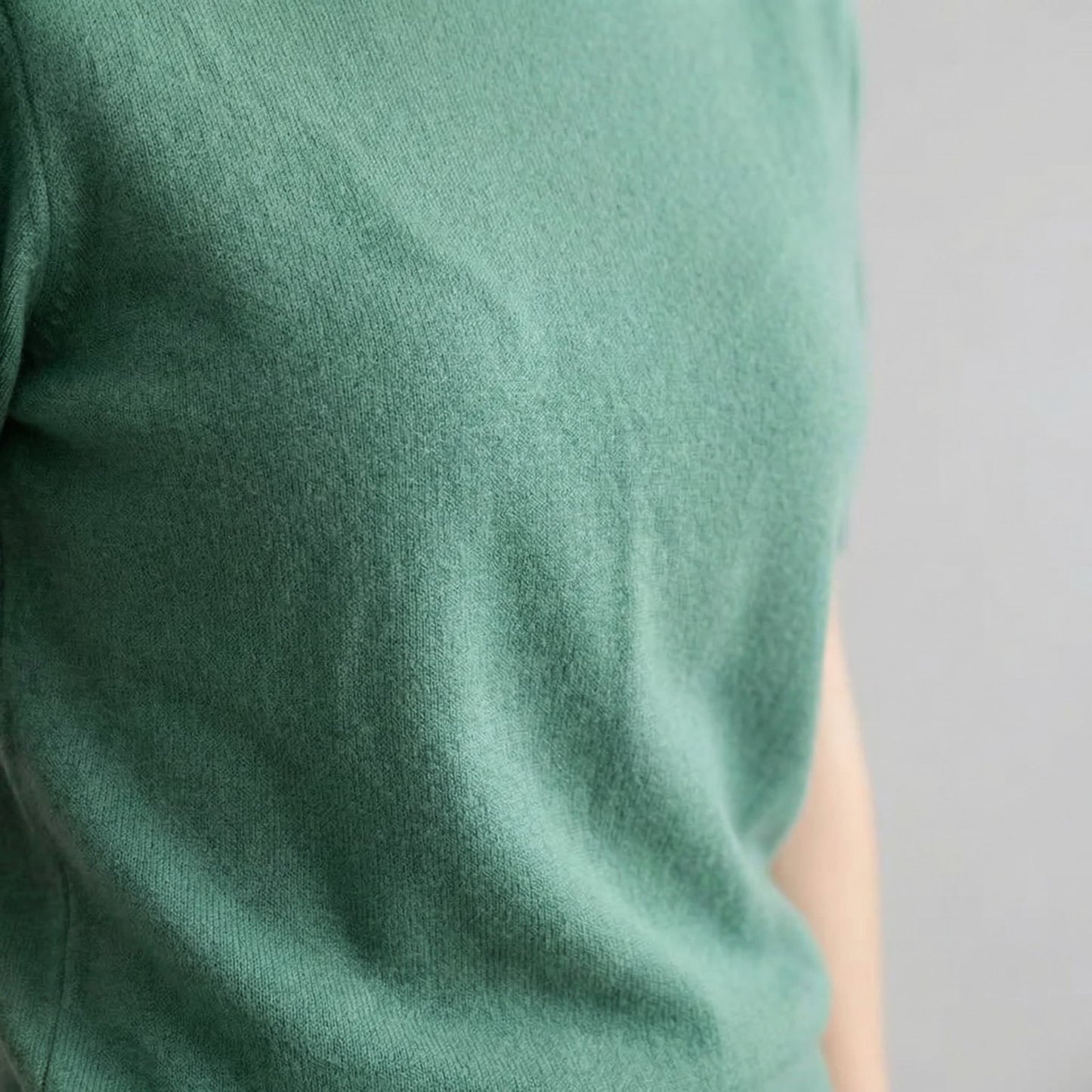 Herren Strickshirt Kurzarm mit Rundhalsausschnitt | Gregor_9