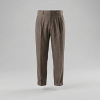 Herren Stoffhose Straight Fit mit Bundfalten | Waldemar
