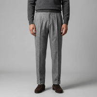 Herren Stoffhose Straight Fit mit Bundfalten | Waldemar