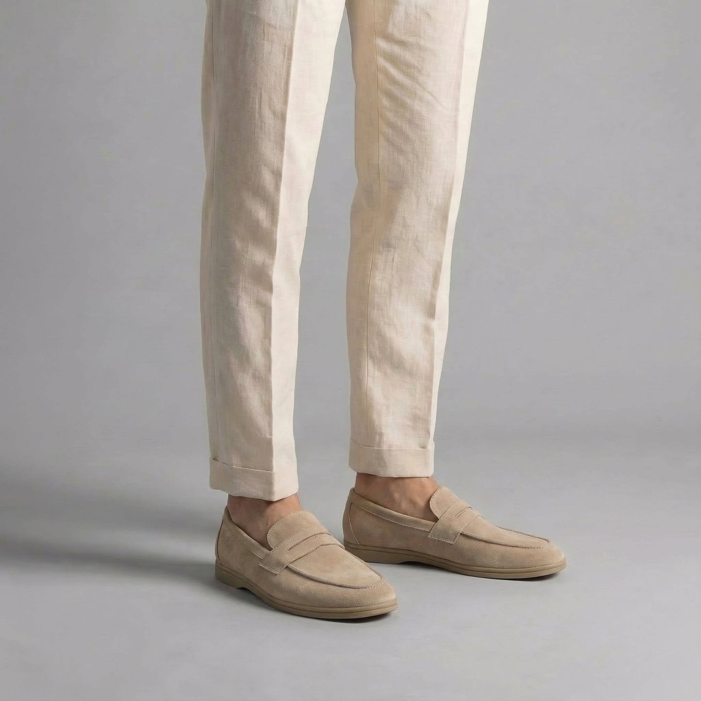 Herren Wildleder-Loafer mit Mokassinnaht | Hendrik_2