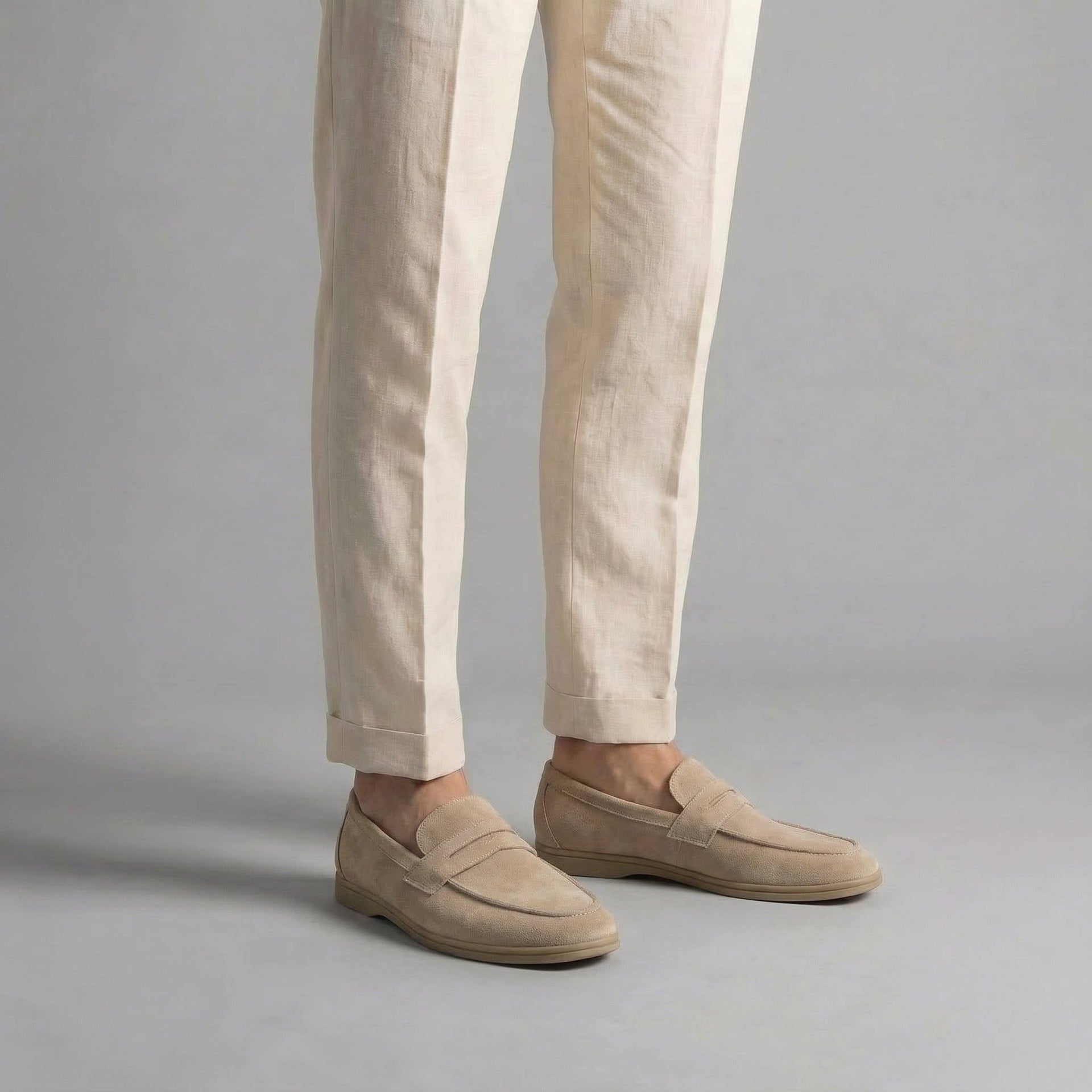 Herren Wildleder-Loafer mit Mokassinnaht | Hendrik