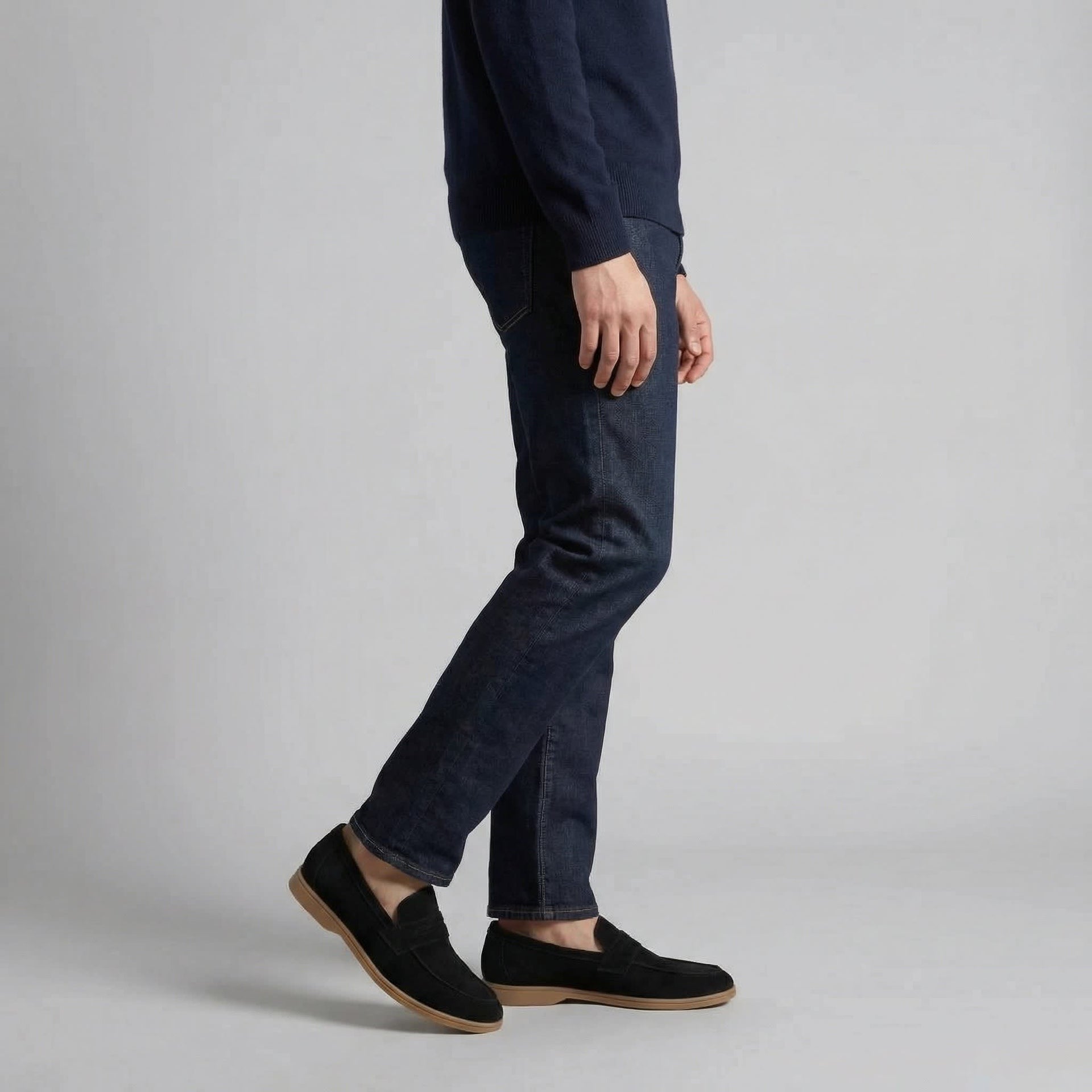 Herren Wildleder-Loafer mit Mokassinnaht | Hendrik
