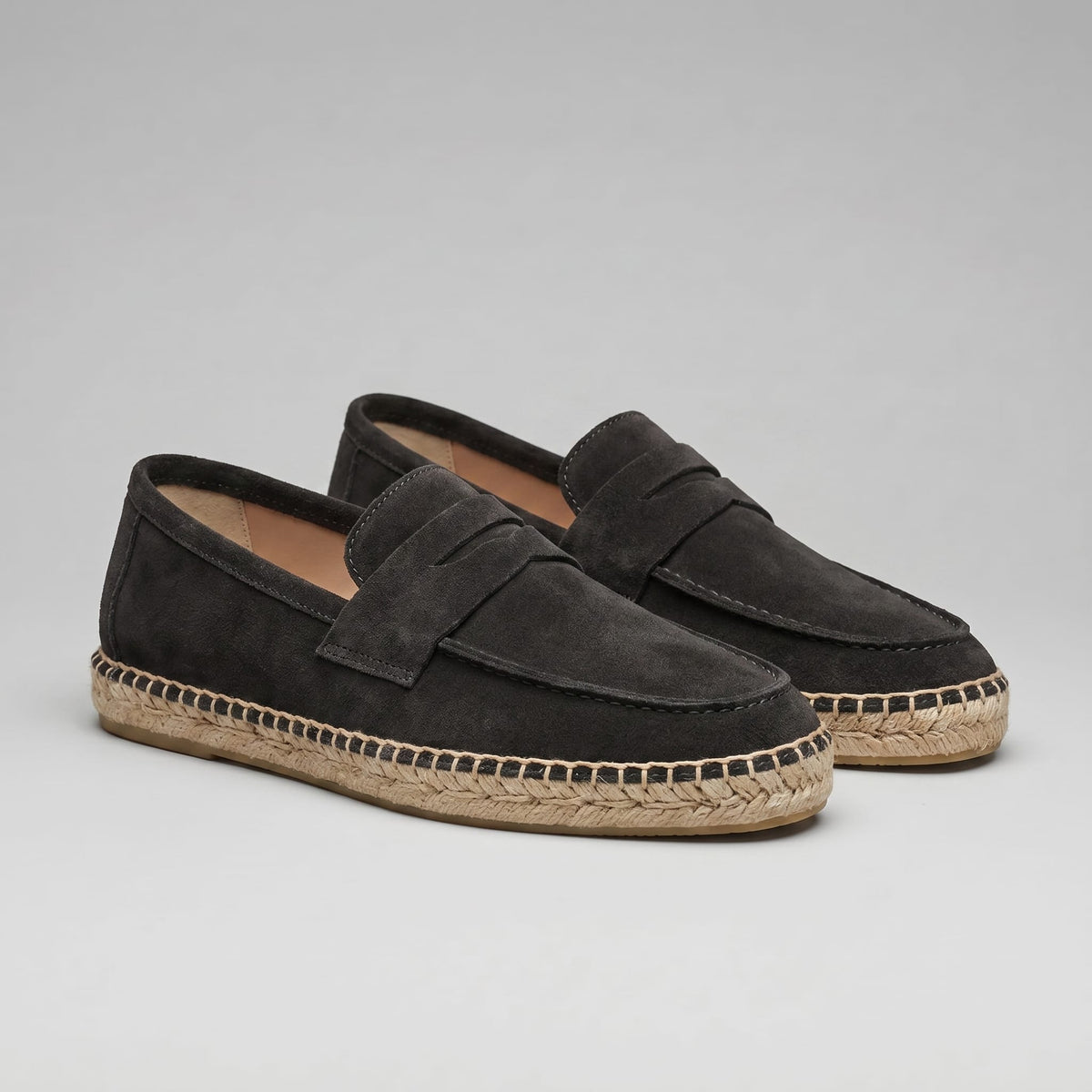 Herren Wildleder-Loafer mit Espadrille-Sohle | Henning