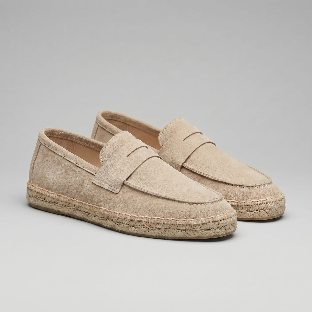 Herren Wildleder-Loafer mit Espadrille-Sohle | Henning