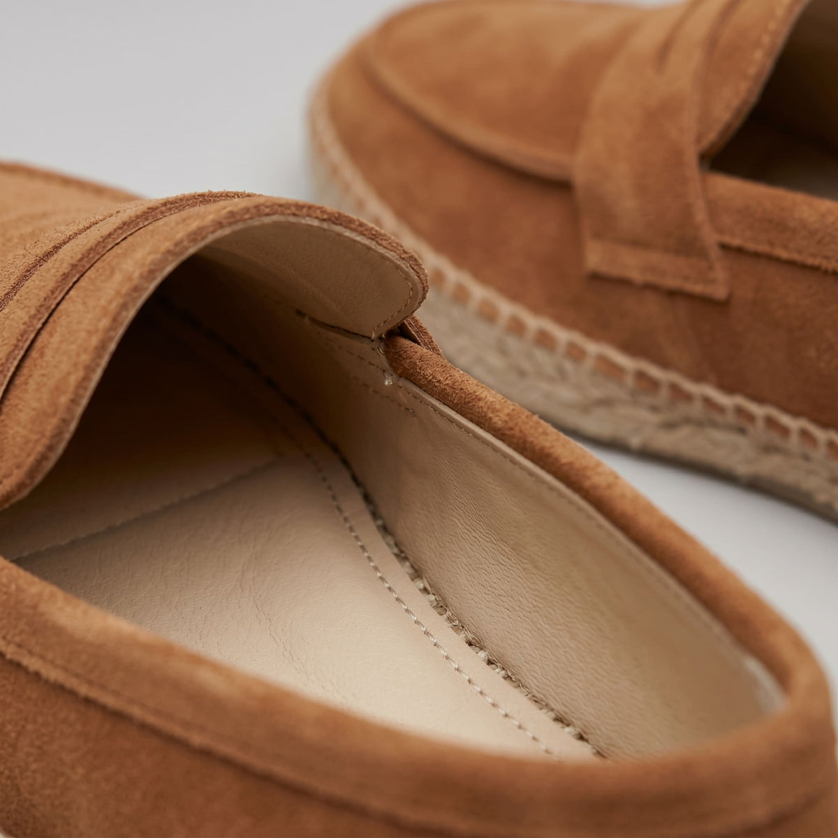Herren Wildleder-Espadrilles mit Penny-Riemen | Bernhard